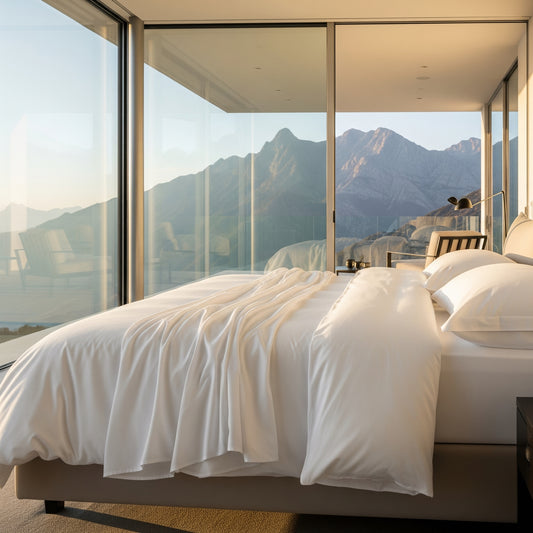 Wander Sateen Flat Sheets Cal King/King